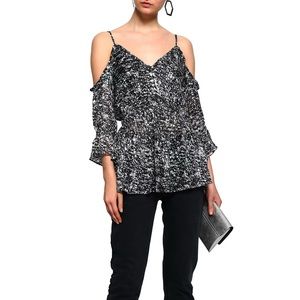 IRO off shoulder blouse